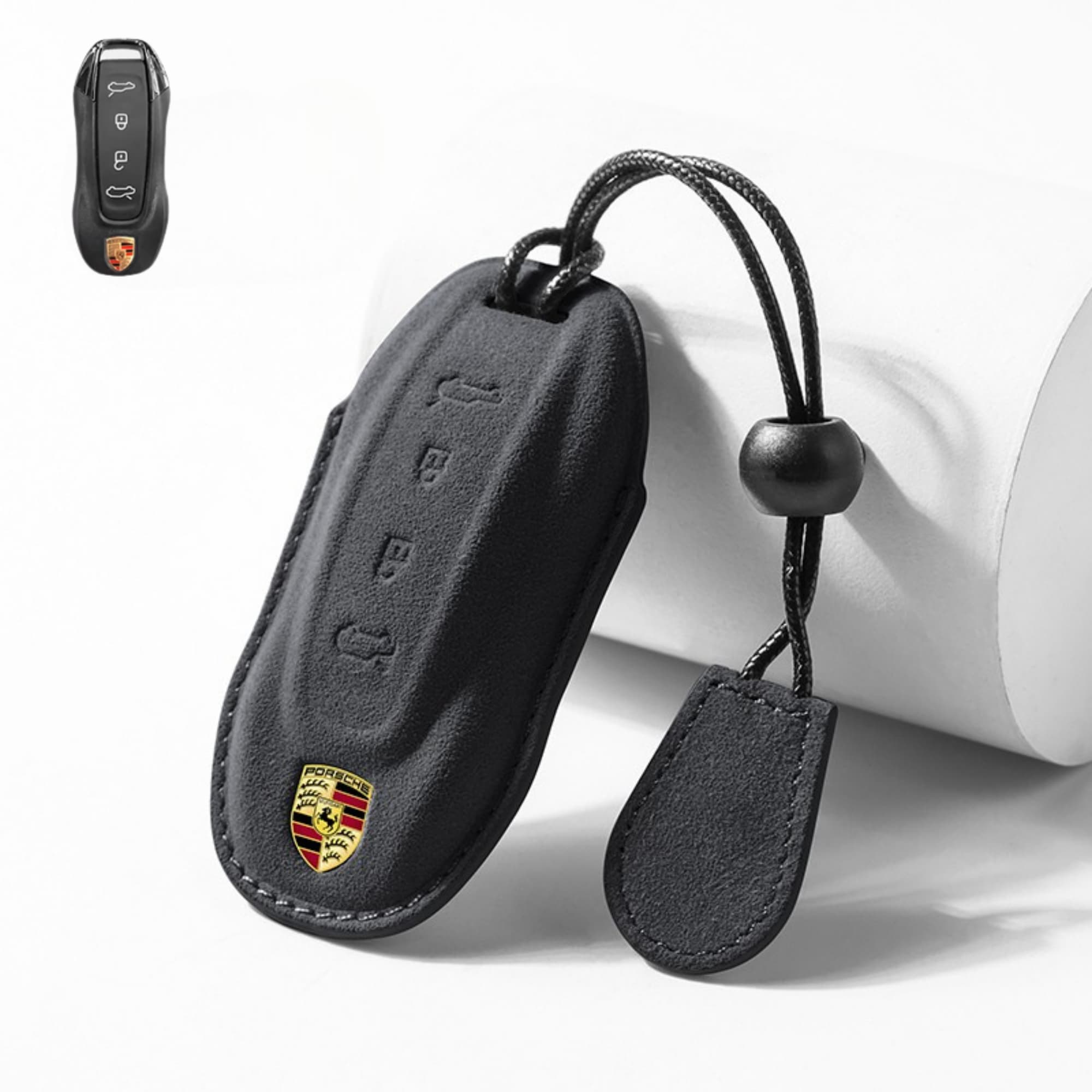 Porsche Key Cover | Alcantara Suede | Key Fob Protection - Jonparts