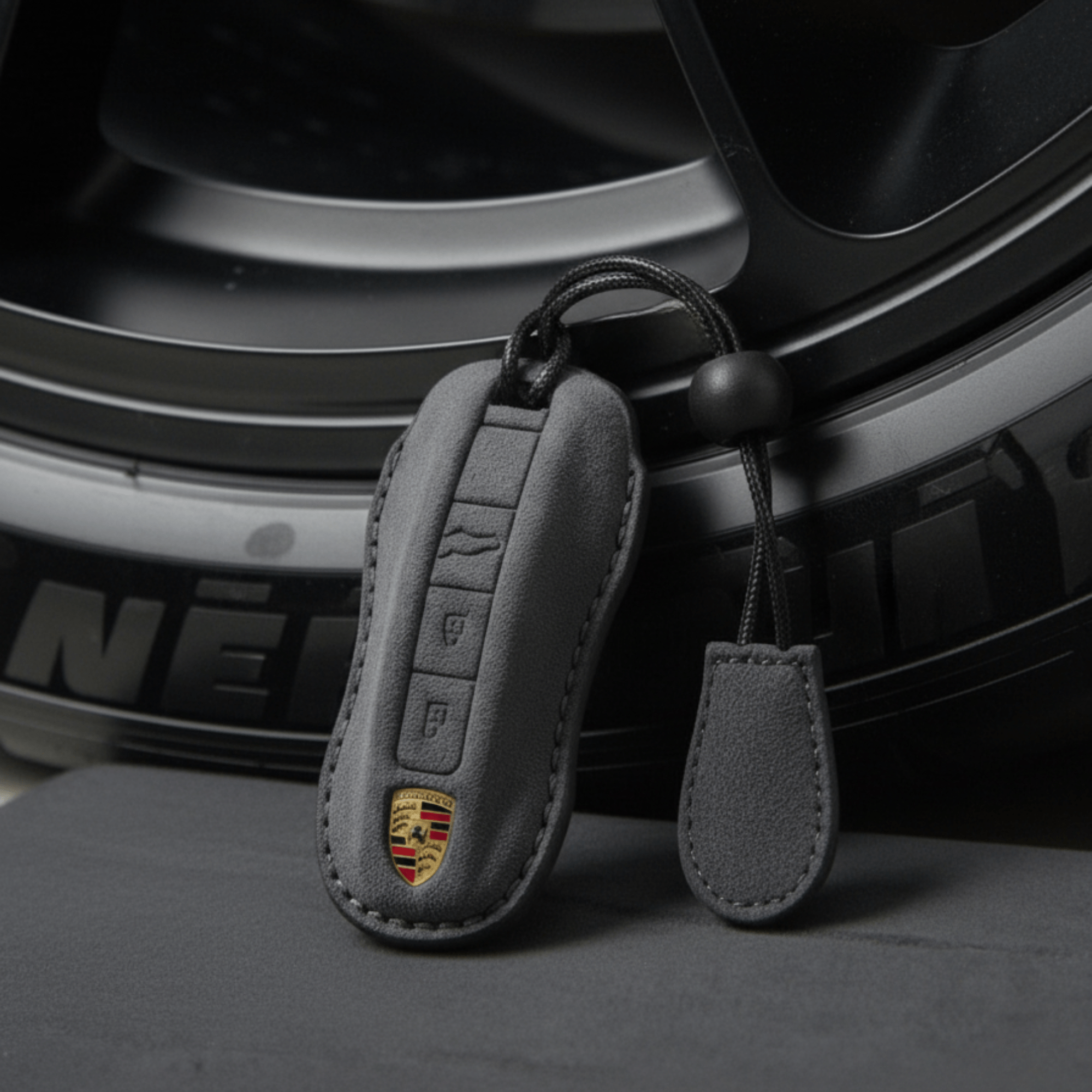 Porsche Key Cover | Alcantara Suede | Key Fob Protection - Jonparts
