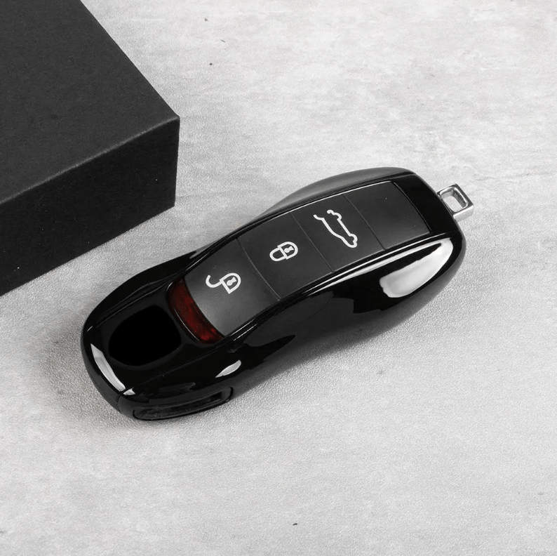 Porsche Key Cover / Black / Case for 911, Macan, Panamera - Jonparts