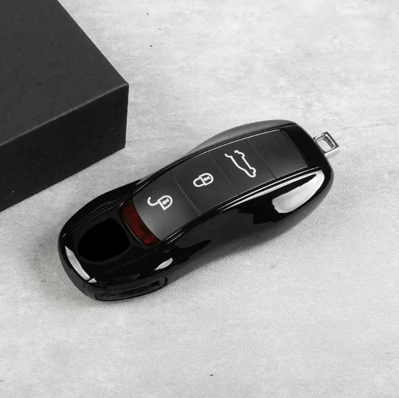 Porsche Key Cover / Black / Case for 911, Macan, Panamera - Jonparts