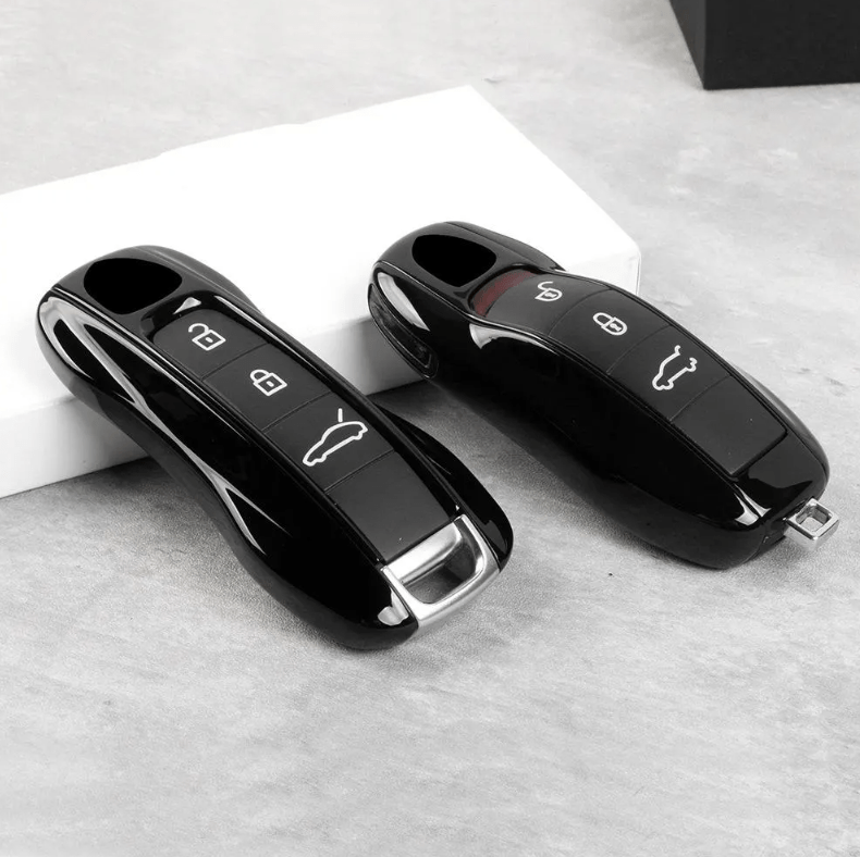 Porsche Key Cover / Black / Case for 911, Macan, Panamera - Jonparts