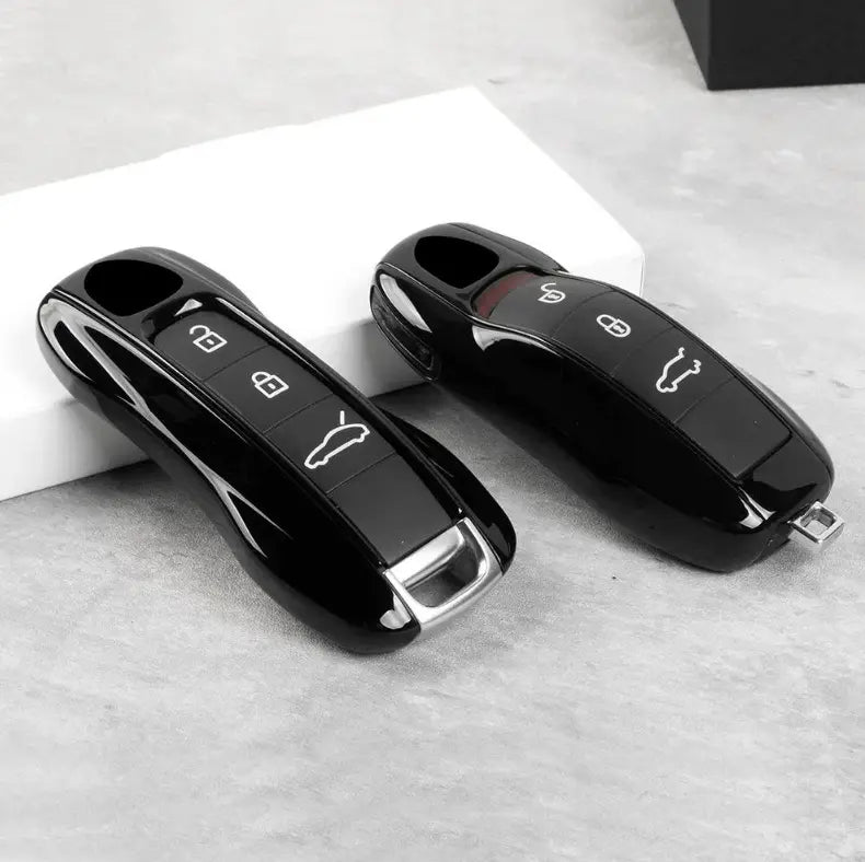 Porsche Key Cover / Black / Case for 911, Macan, Panamera - Jonparts