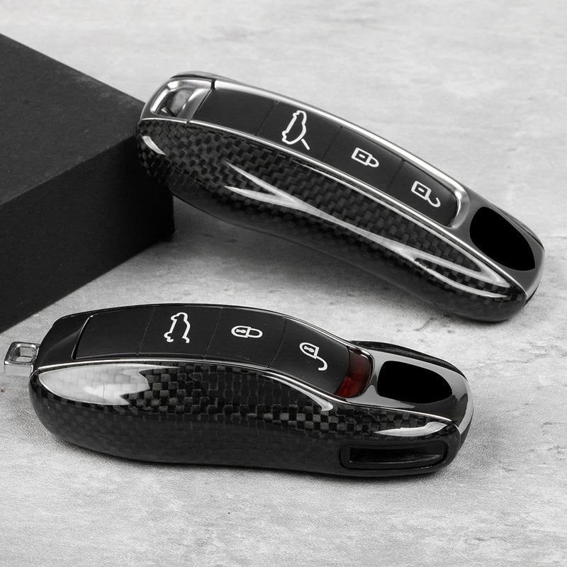 PORSCHE KEY COVER / CARBON FIBER (REAL) - Jonparts