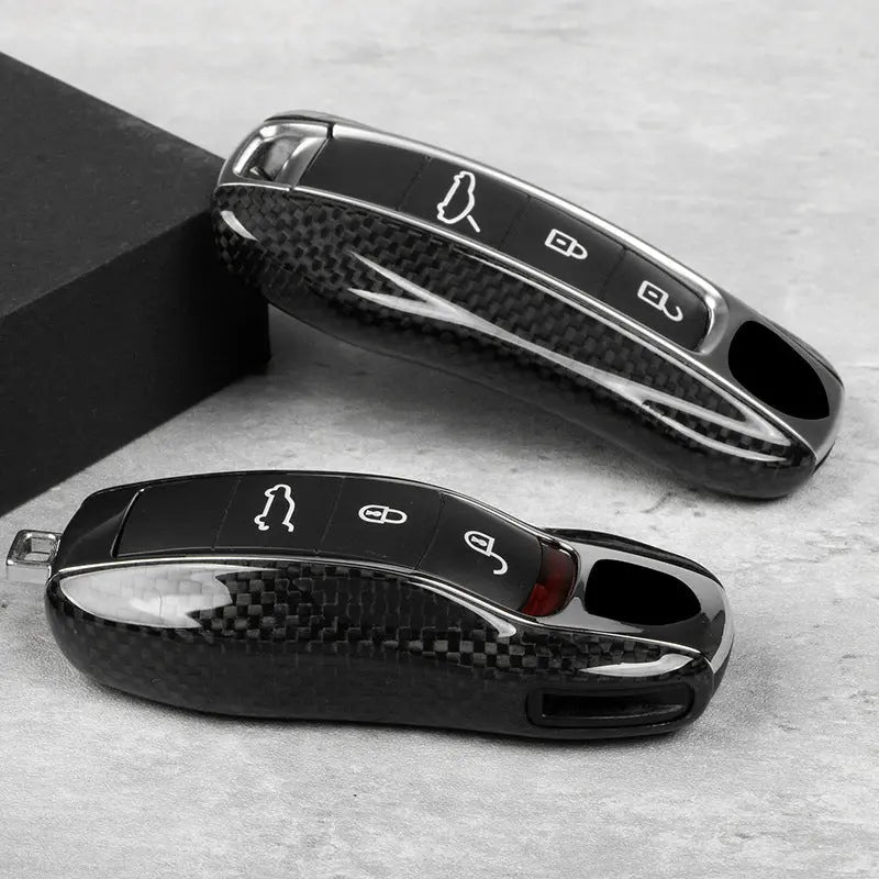 PORSCHE KEY COVER / CARBON FIBER (REAL) - Jonparts