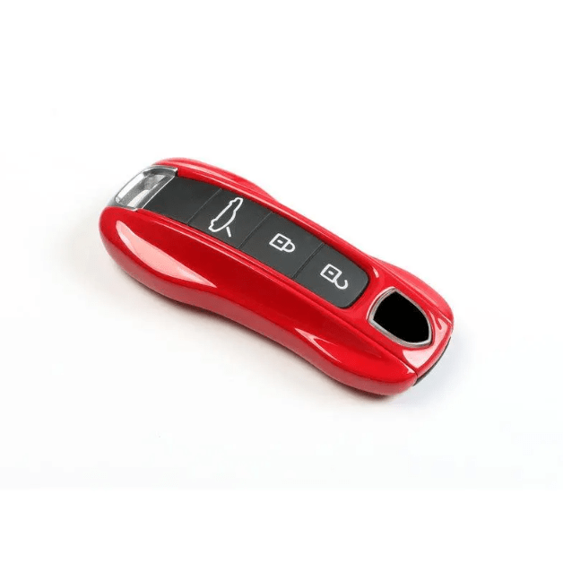 Porsche Key Cover / Carmine Red / Case for 911, Macan, Panamera - Jonparts