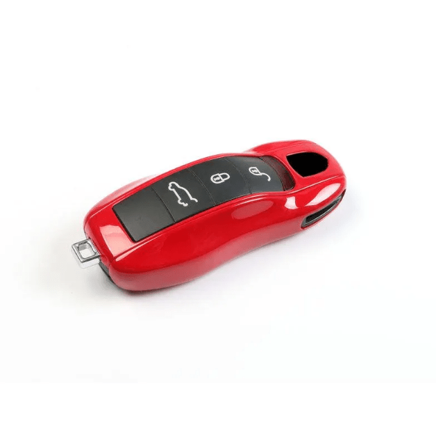 Porsche Key Cover / Carmine Red / Case for 911, Macan, Panamera - Jonparts