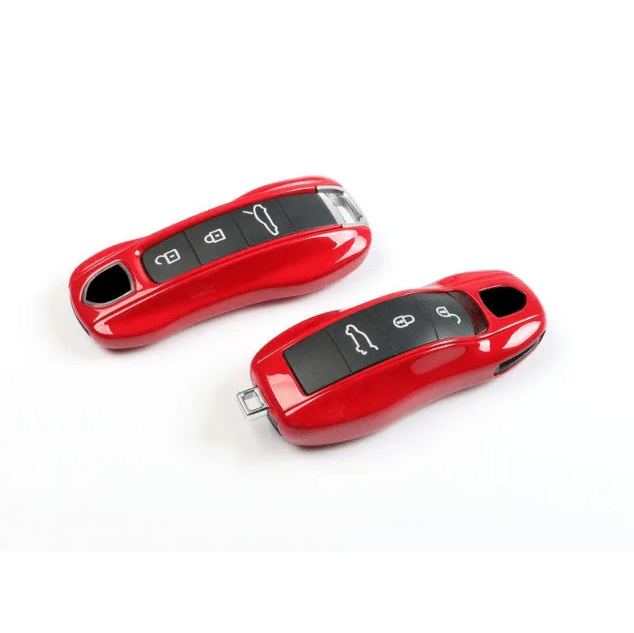 Porsche Key Cover / Carmine Red / Case for 911, Macan, Panamera - Jonparts