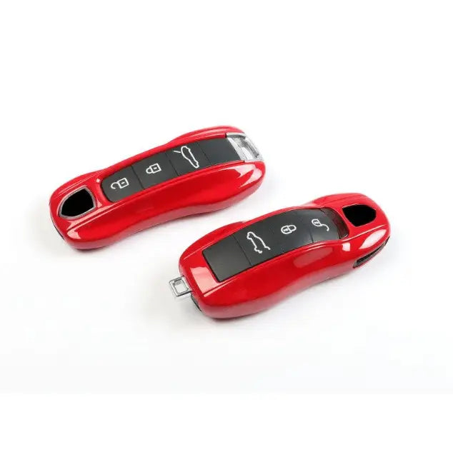 Porsche Key Cover / Carmine Red / Case for 911, Macan, Panamera - Jonparts