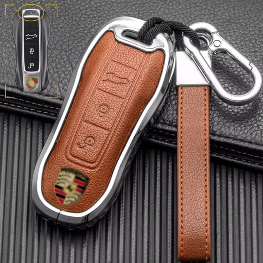 Porsche Key Cover Case – Full Metal Zinc Alloy Shell | B TYPE - Jonparts
