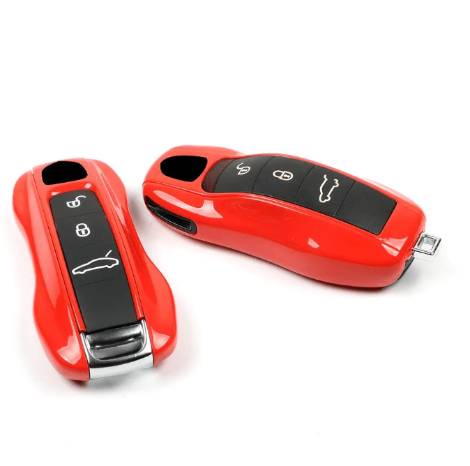 Porsche Key Cover / Lava Orange / Case for 911, Macan, Panamera - Jonparts
