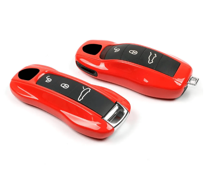 Porsche Key Cover / Lava Orange / Case for 911, Macan, Panamera - Jonparts