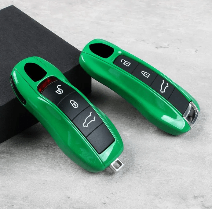 Porsche Key Cover / Python Green / Case for 911, Macan, Panamera - Jonparts