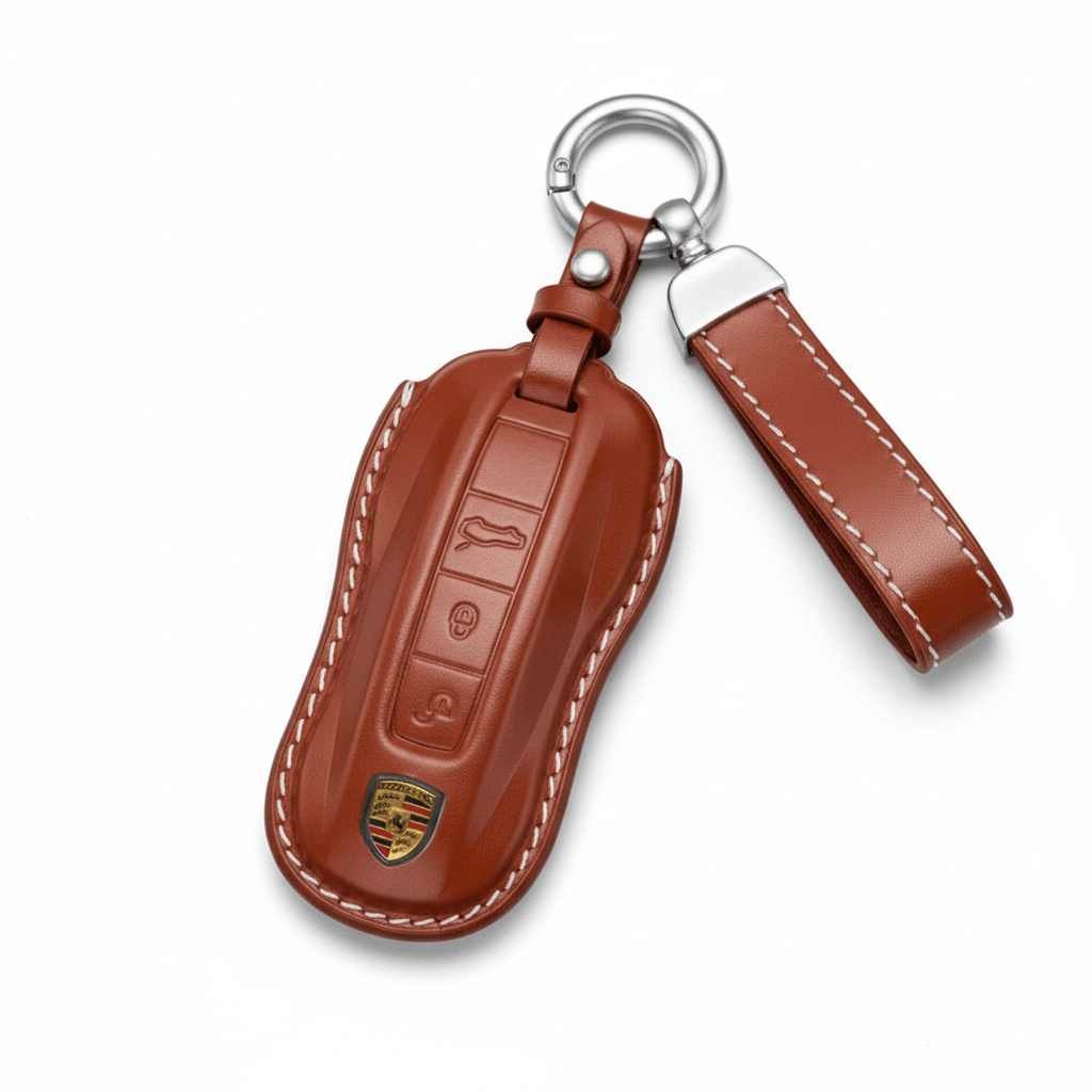 PORSCHE KEY COVER / REAL LEATHER - Jonparts