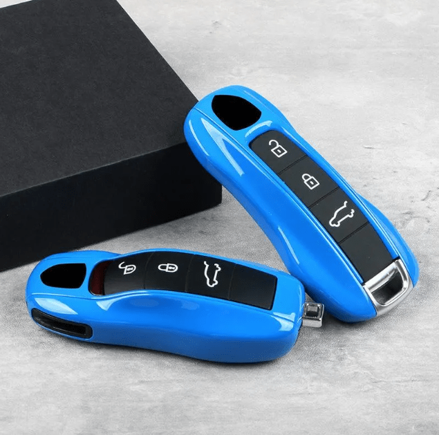 Porsche Key Cover / Shark Blue / Case for 911, Macan, Panamera - Jonparts
