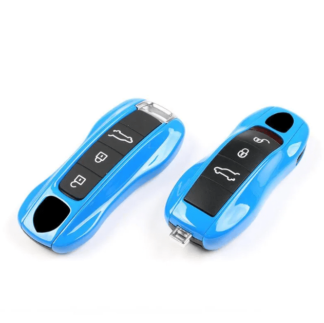 Porsche Key Cover / Shark Blue / Case for 911, Macan, Panamera - Jonparts