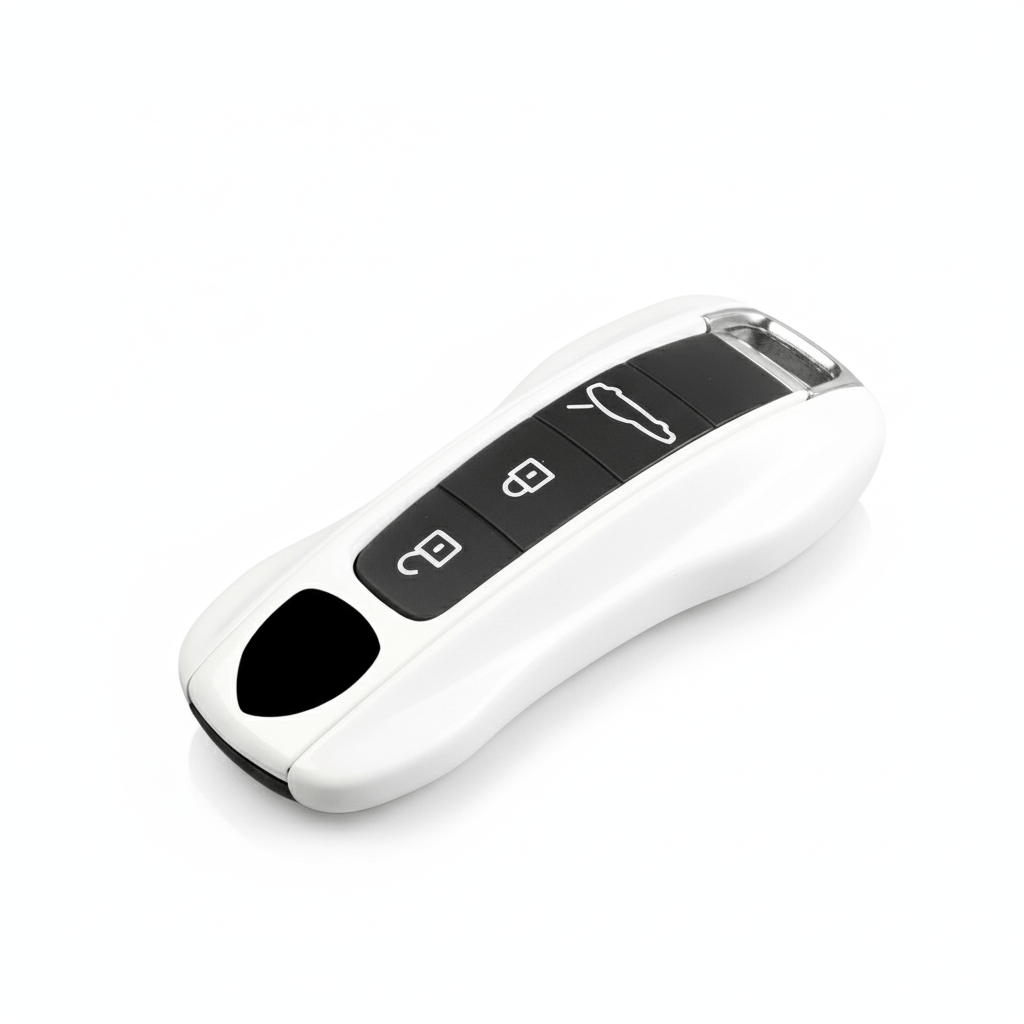 Porsche Key Cover / White / Case for 911, Macan, Panamera - Jonparts