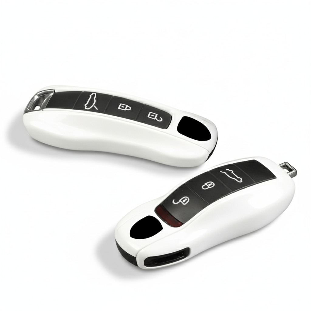 Porsche Key Cover / White / Case for 911, Macan, Panamera - Jonparts