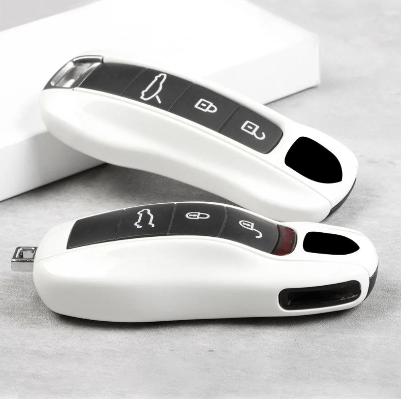 Porsche Key Cover / White / Case for 911, Macan, Panamera - Jonparts