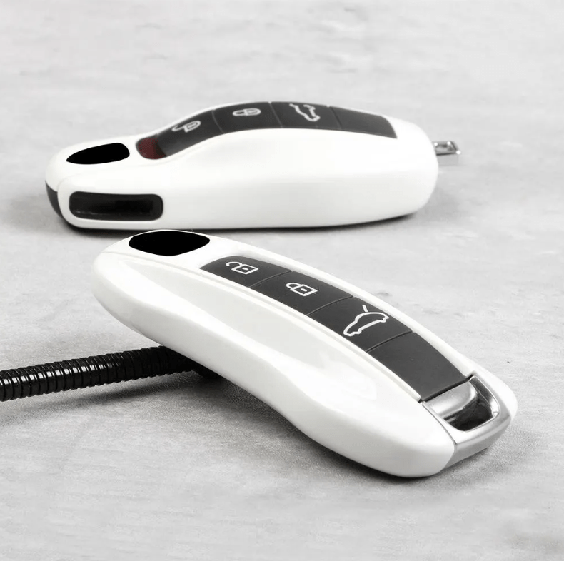 Porsche Key Cover / White / Case for 911, Macan, Panamera - Jonparts