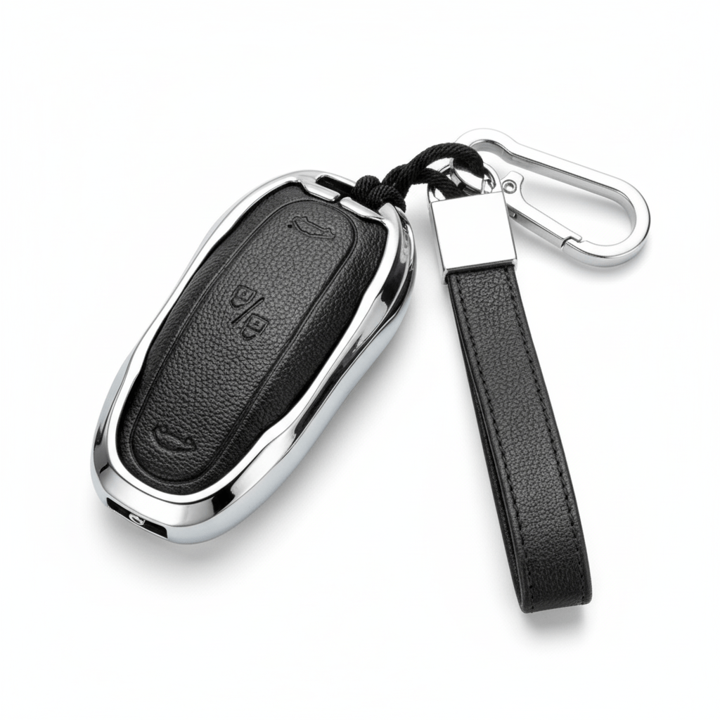Tesla Key Cover Case – Full Metal Zinc Alloy Shell - Jonparts