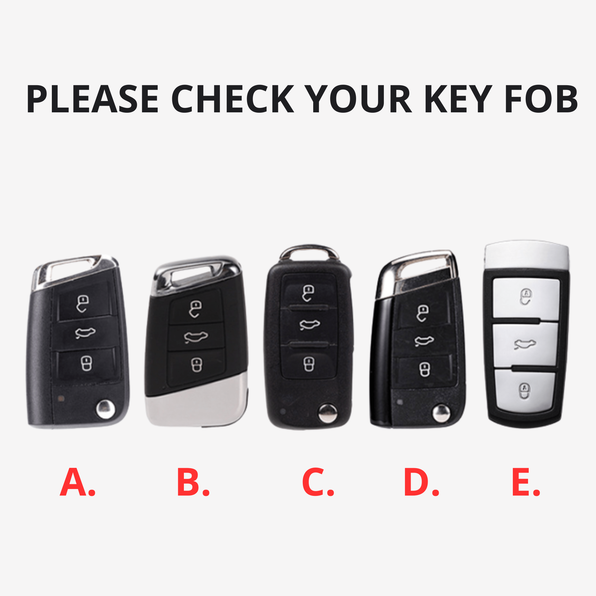 Volkswagen Key Cover / Real Leather - Jonparts