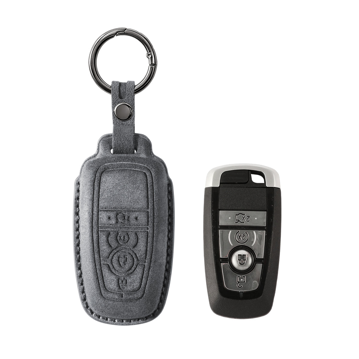 Lincoln key cover Alcantara suede