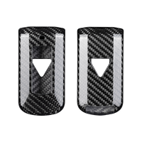 Mitsubishi carbon fiber key fob cover, view 3