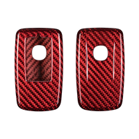 Acura carbon fiber key fob cover, view 2