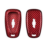 Chevrolet carbon fiber key fob cover, view 2