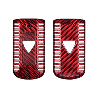 Mitsubishi carbon fiber key fob cover, view 5
