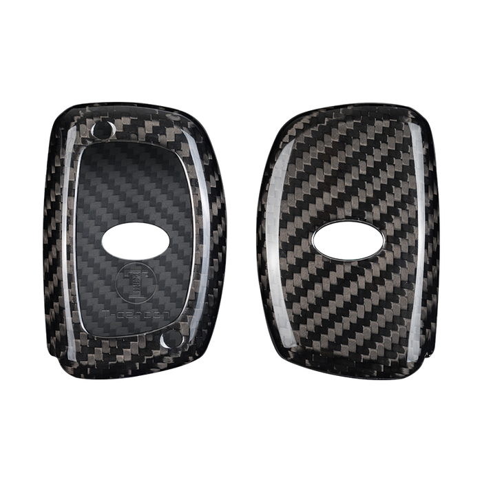 Hyundai key fob cover in carbon fiber - Solaris / i10/i20/i30/i35/i40 / IX45