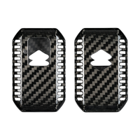 Suzuki carbon fiber key fob cover, view 4