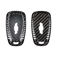 Chevrolet carbon fiber key fob cover, view 4