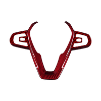 BMW carbon fiber steering wheel trim, view 3