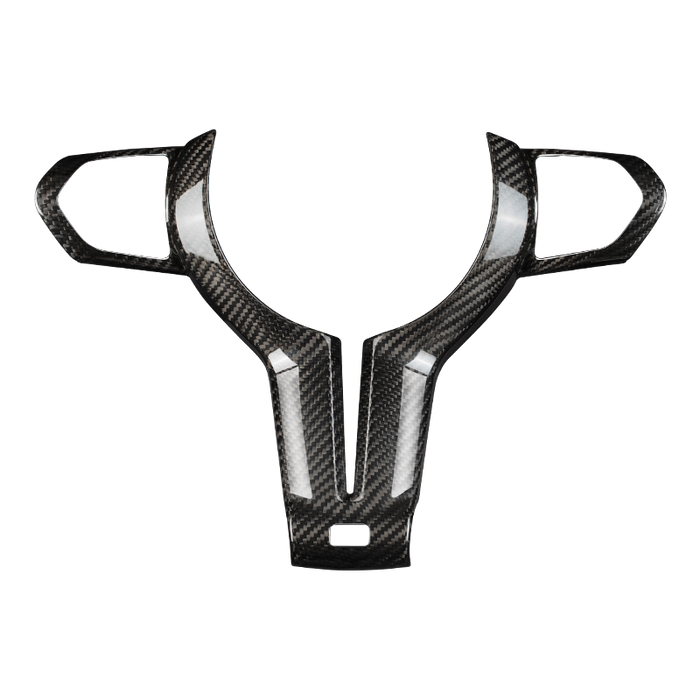BMW carbon fiber steering wheel trim - M Series M2 / M3 / M4