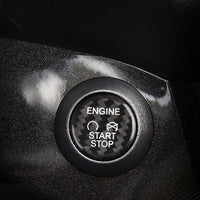 Ford carbon fiber start-stop button cover, view 3