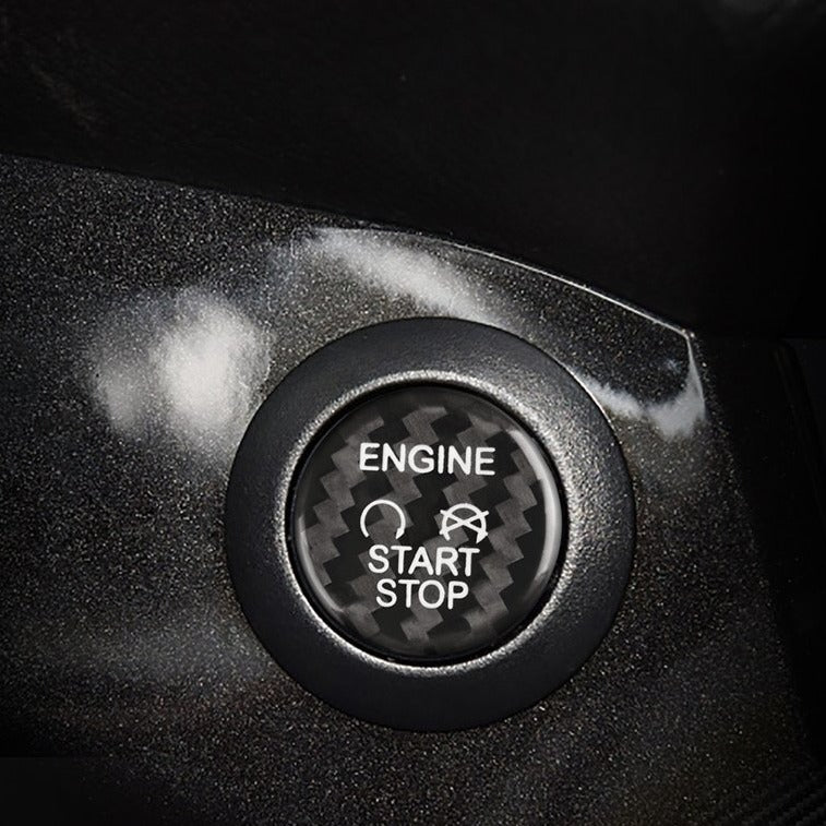 Ford Focus carbon fiber start stop button – Jonparts