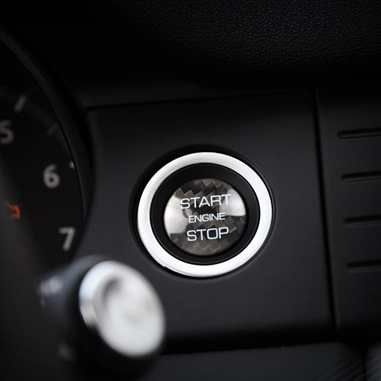 Land Rover Evoque carbon fiber start stop button – Jonparts
