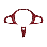 BMW carbon fiber steering wheel trim, view 2