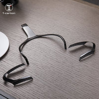 BMW carbon fiber steering wheel trim, view 7