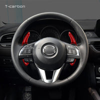 Mazda carbon fiber paddle shifters, view 4