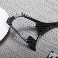 BMW carbon fiber steering wheel trim, view 9
