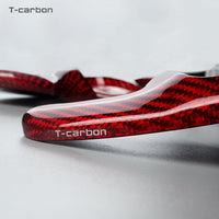 Volkswagen carbon fiber paddle shifters, view 12