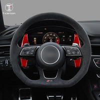 Audi carbon fiber paddle shifters, view 5