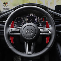 Mazda carbon fiber paddle shifters, view 5