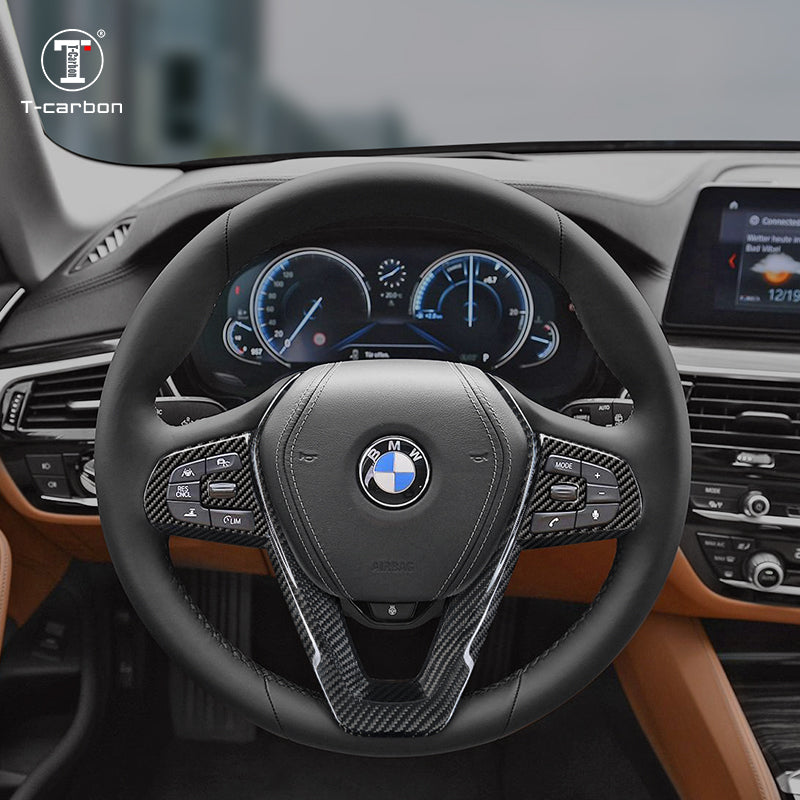 BMW 1 Series carbon fiber steering wheel cover – Jonparts