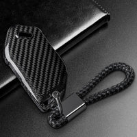 Kia carbon fiber key fob cover, view 6