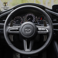 Mazda carbon fiber paddle shifters, view 4
