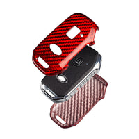 Kia carbon fiber key fob cover, view 8