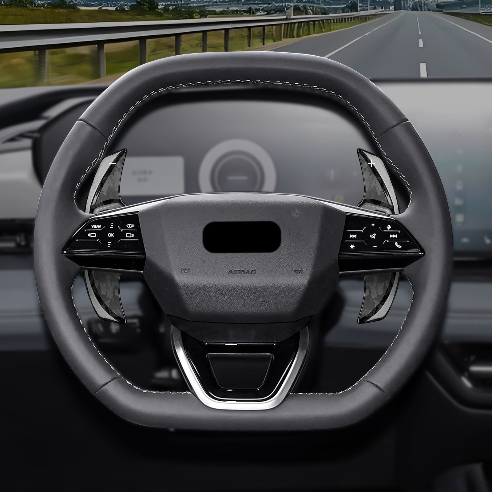 Audi Q4 carbon fiber paddle shifters – Jonparts